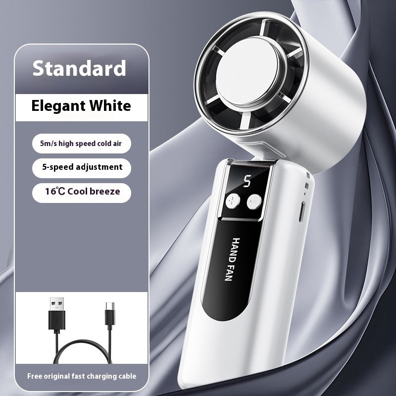 New Handheld Cooling Fan Foldable Portable Portable Small Mini Outdoor Halter Fan