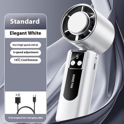 New Handheld Cooling Fan Foldable Portable Portable Small Mini Outdoor Halter Fan