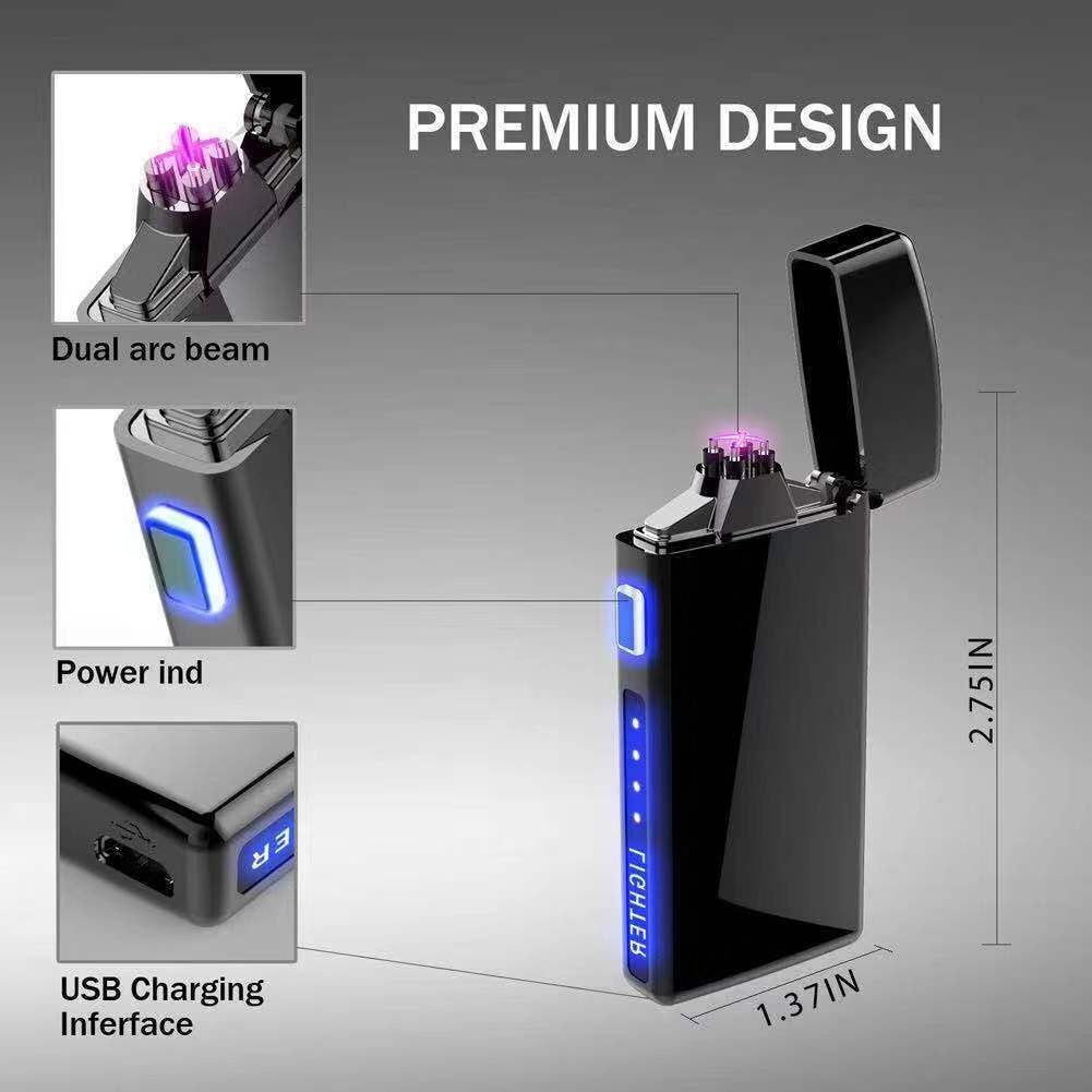 USB charging button lighter