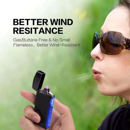 USB charging button lighter