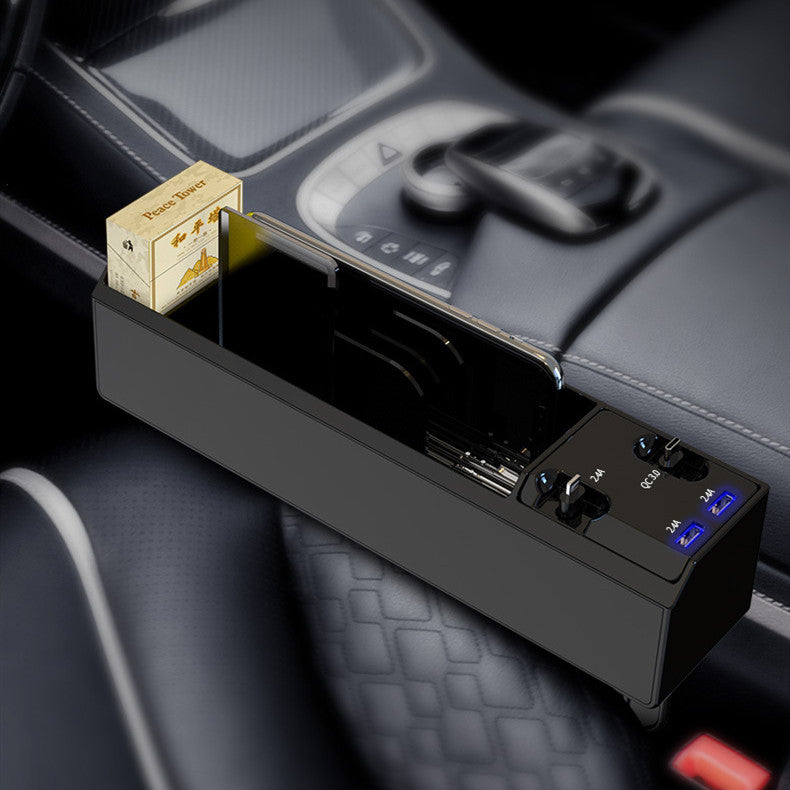 USB Multi-function Storage Car Seat Clip Storage Box